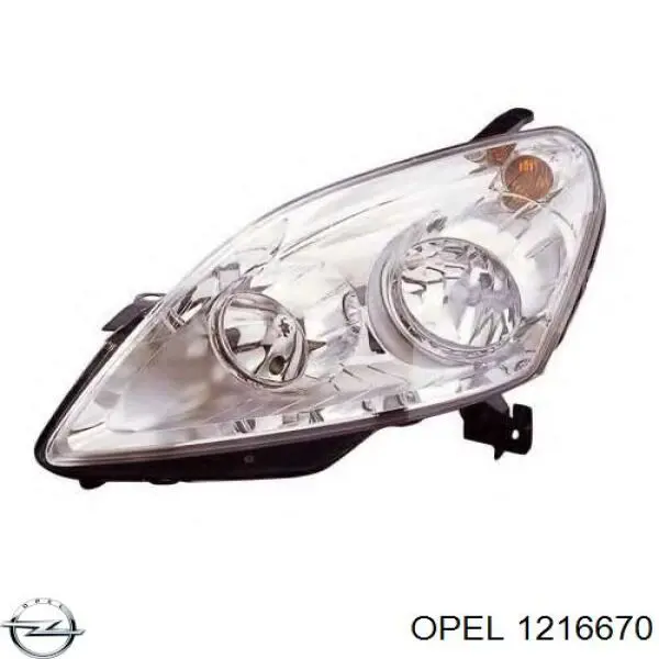 Faro derecho Opel 1216670 precio, desde 158,54 EUR