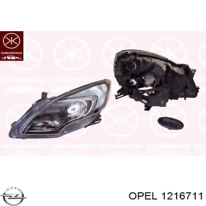 1216711 Opel faro derecho