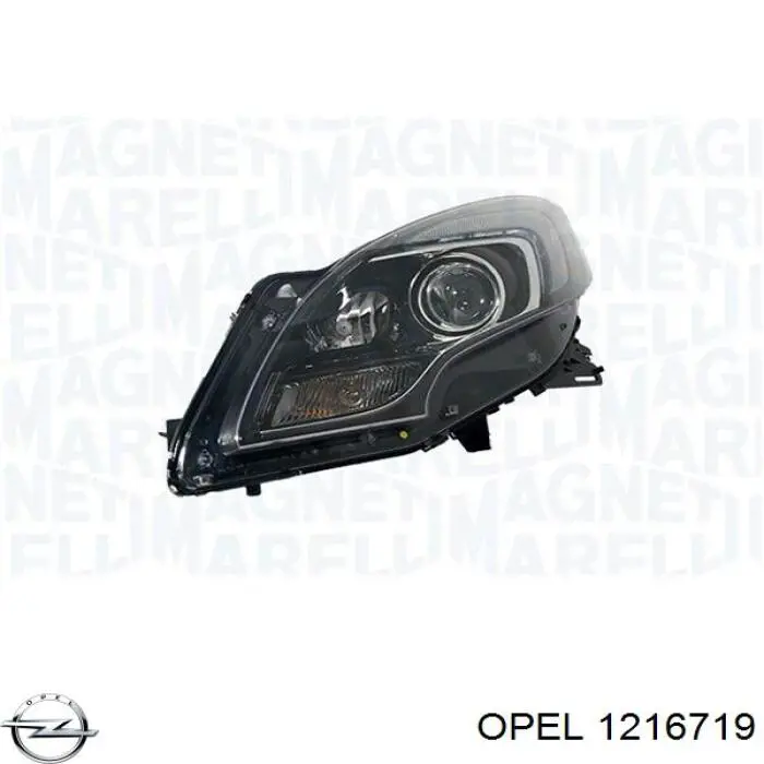 Faro derecho Opel 1216719 precio, desde 926,85 EUR