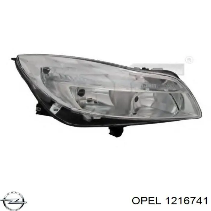 Faro derecho Opel 1216741 precio, desde 97,28 EUR