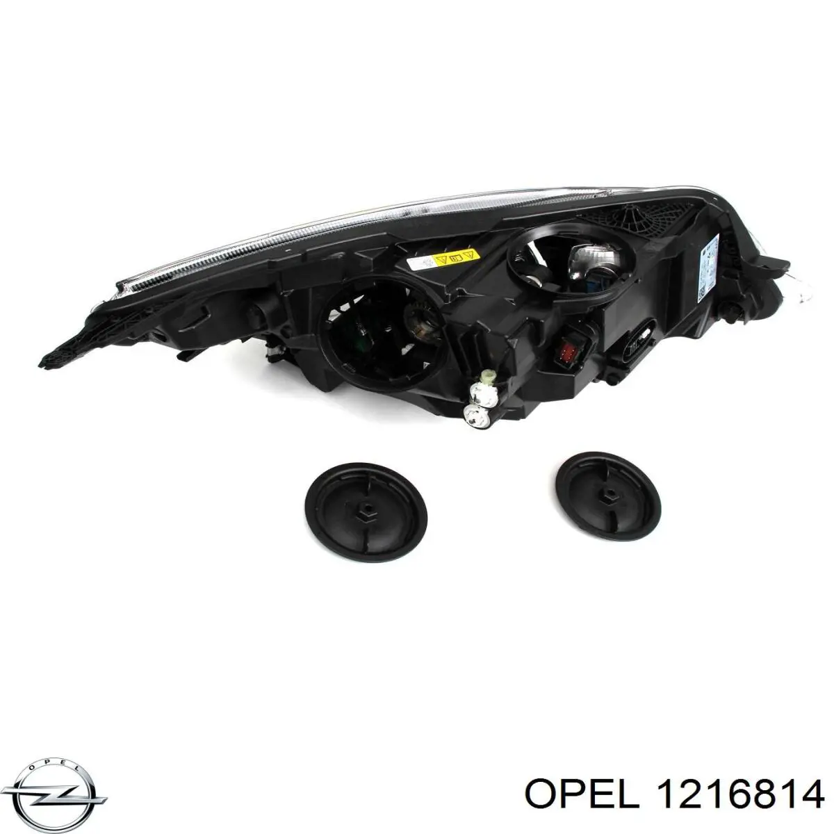 1216814 Opel faro izquierdo