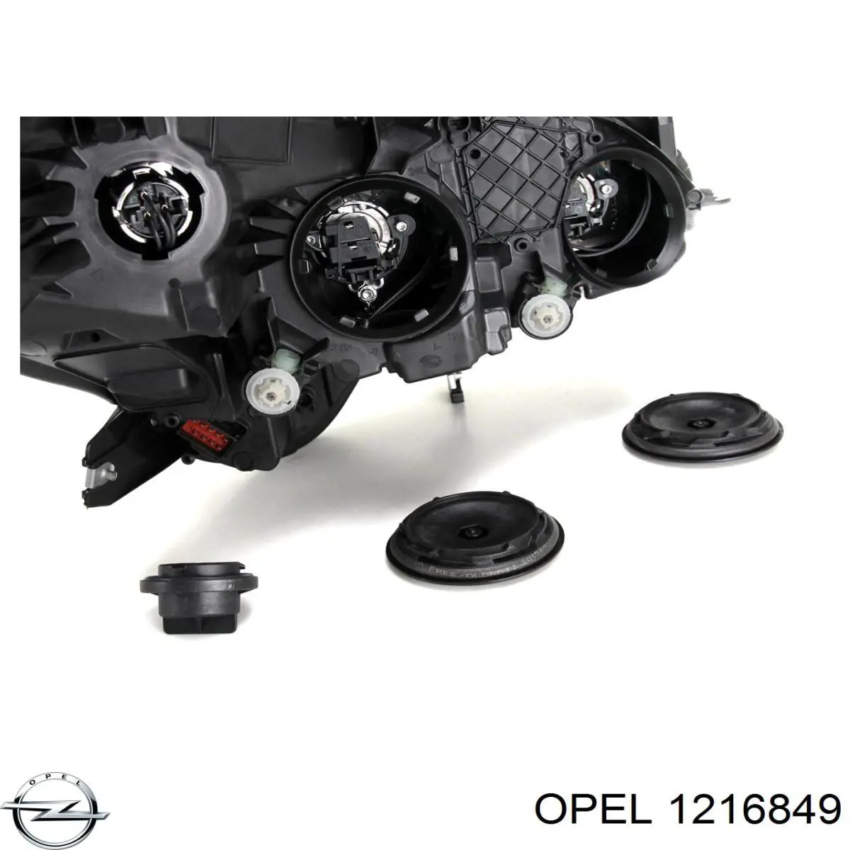 1216849 Opel faro izquierdo