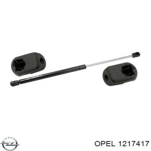 1217417 Opel cristal de faro derecho