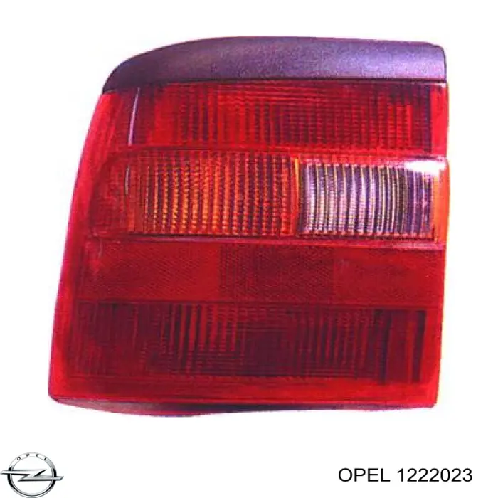 Piloto posterior izquierdo para Opel Vectra (88, 89)