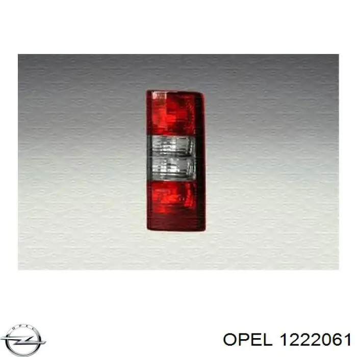 Comprar 1222061 Opel Piloto trasero izquierdo