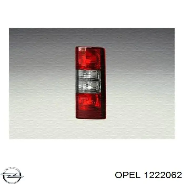 1222062 Opel piloto posterior derecho