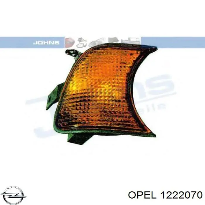 1222070 Opel piloto posterior derecho