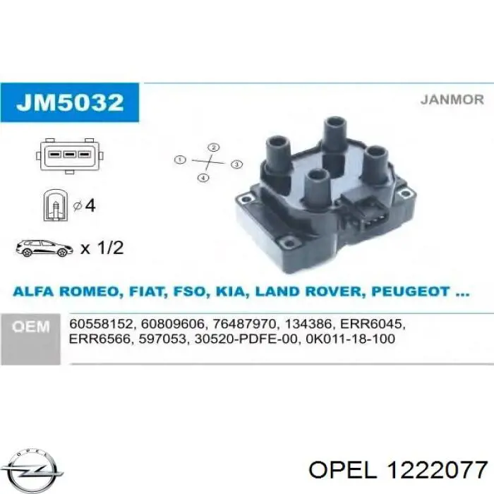 Comprar 93175674 General Motors Piloto trasero izquierdo