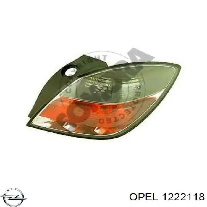 93183056 Opel piloto posterior derecho