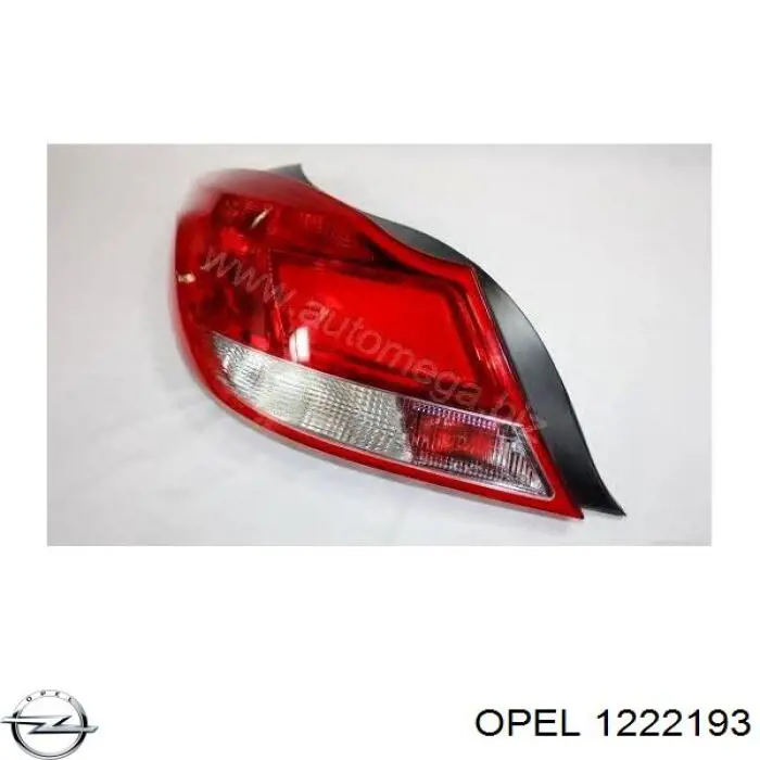 1222193 Opel piloto posterior izquierdo
