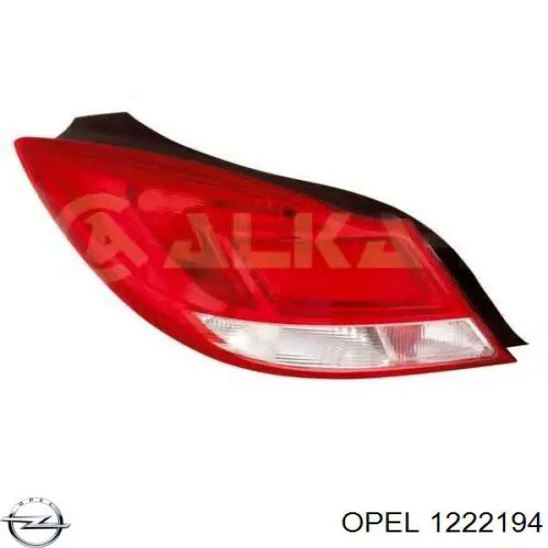 Piloto trasero derecho Opel 1222194 precio, desde 73,19 EUR