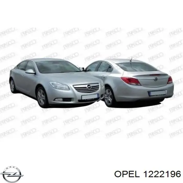 Piloto posterior derecho para Opel Insignia (G09)