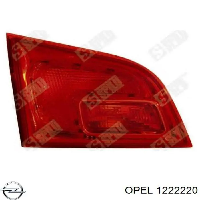 13307438 Opel piloto posterior interior derecho