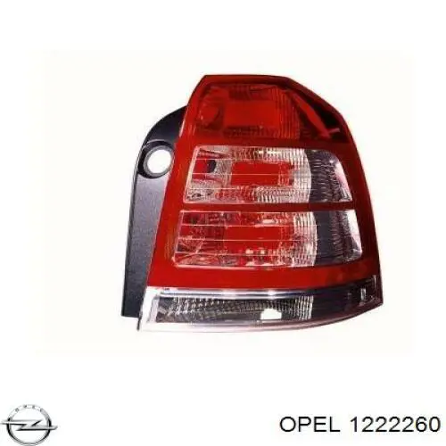 1222260 Opel piloto posterior derecho