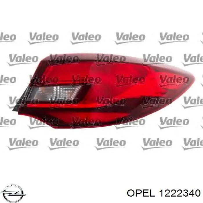 1222340 Opel piloto posterior exterior derecho