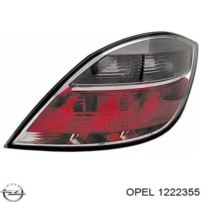 1222355 Opel piloto posterior izquierdo