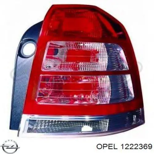 1222369 Opel Piloto trasero derecho