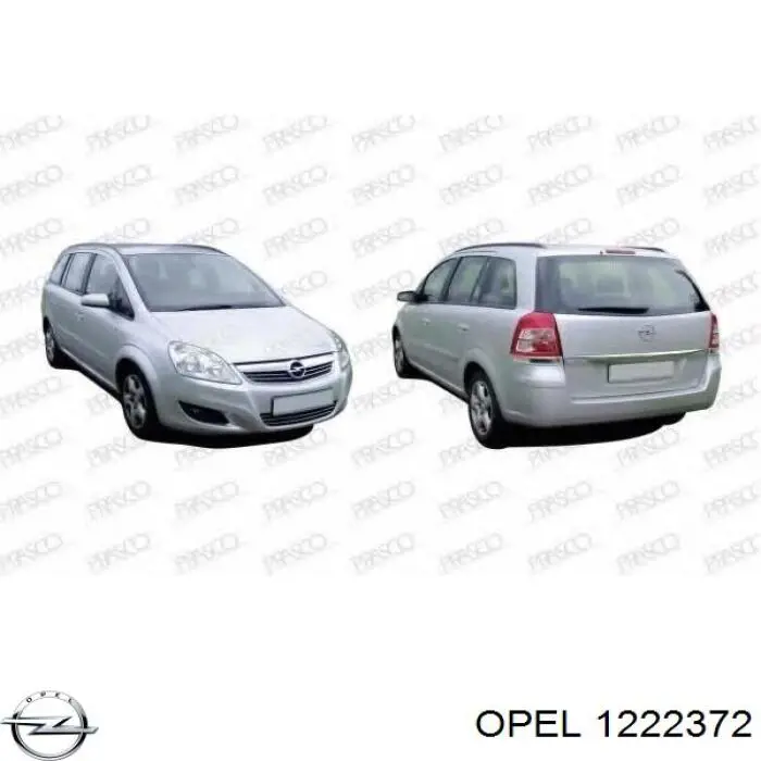 Piloto trasero izquierdo Opel 1222372 precio, desde 100,98 EUR