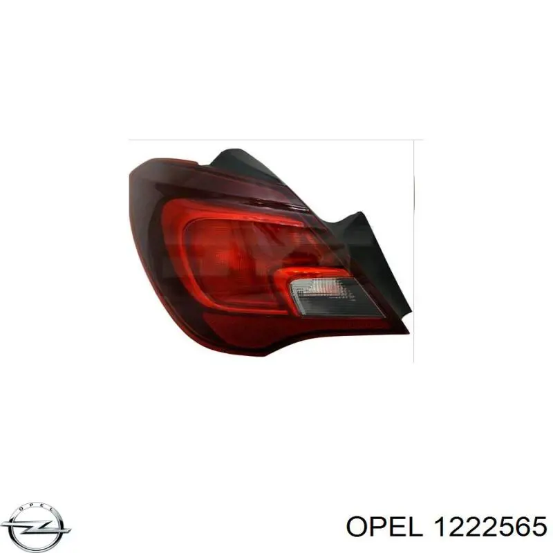 13454496 Opel piloto trasero exterior izquierdo