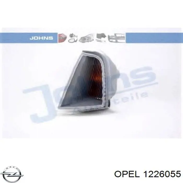 1226055 Opel piloto intermitente izquierdo