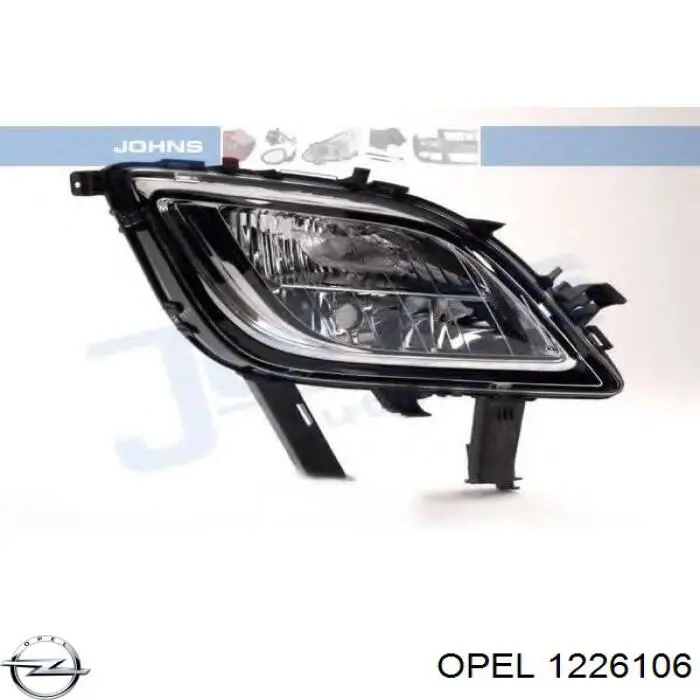 1226106 Opel faro antiniebla derecho