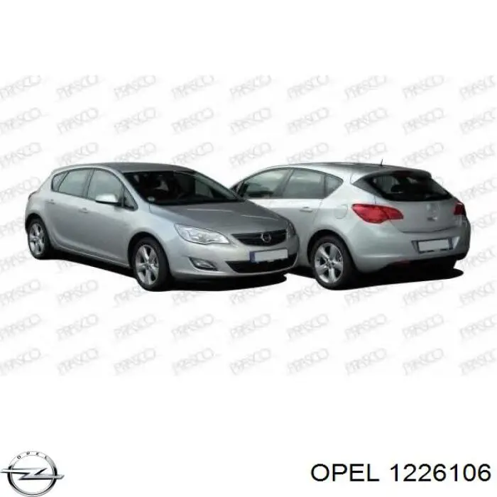 Faro antiniebla derecho Opel 1226106 precio, desde 55,18 EUR
