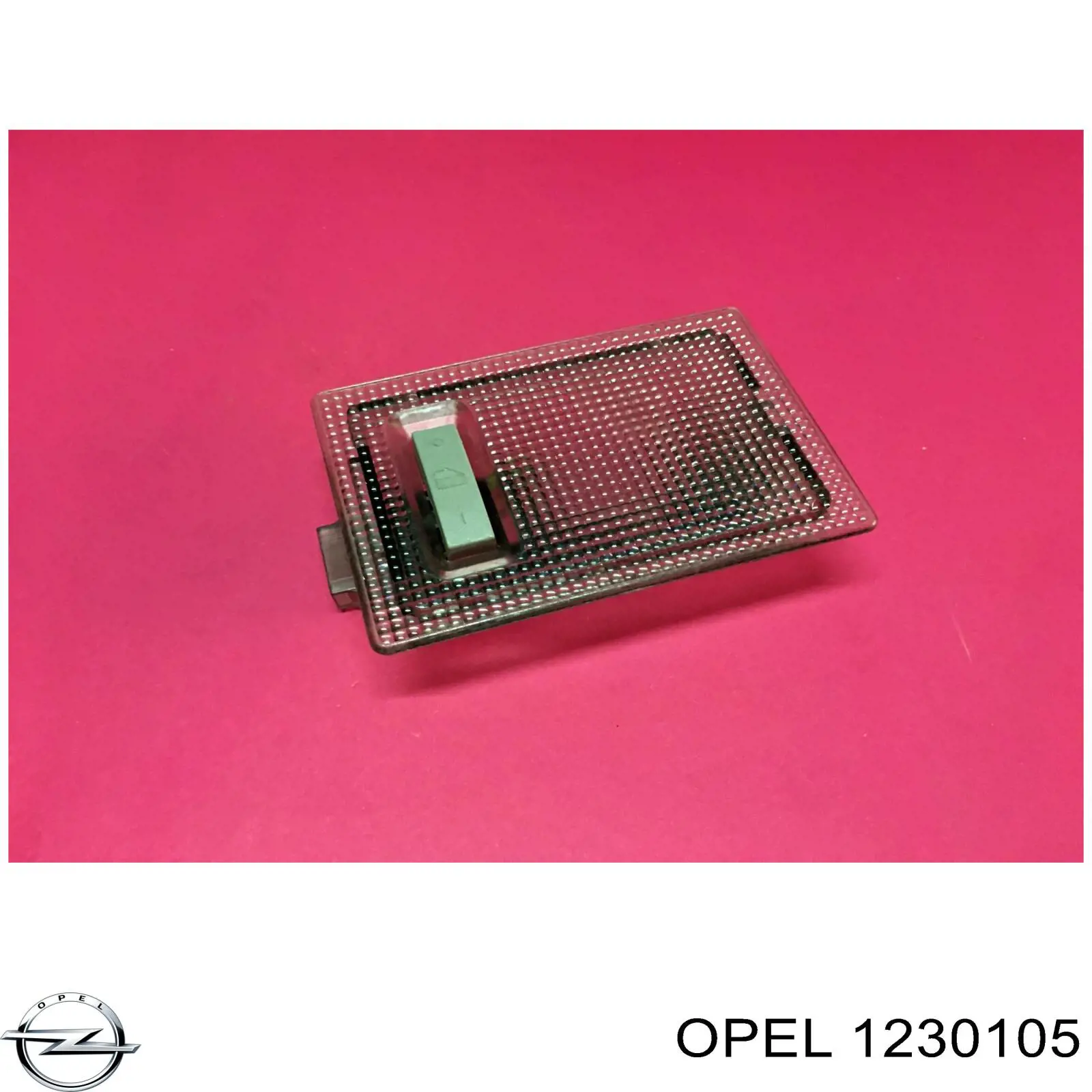 1230105 Opel Luz de techo interior (cabina)