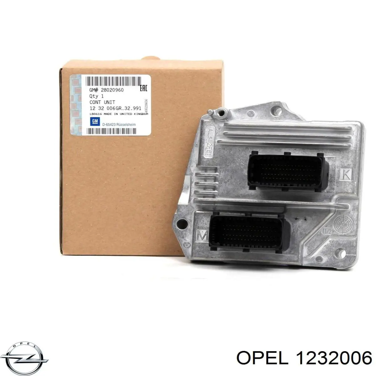 Unidad de control del motor  Opel 1232006 precio, desde 225,06 EUR