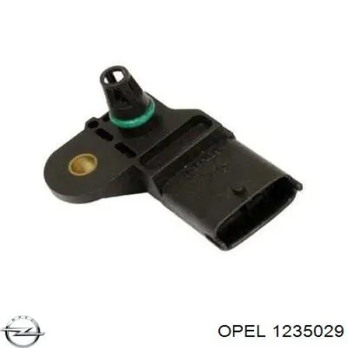 1235029 Opel sensor de presion de carga (inyeccion de aire turbina)