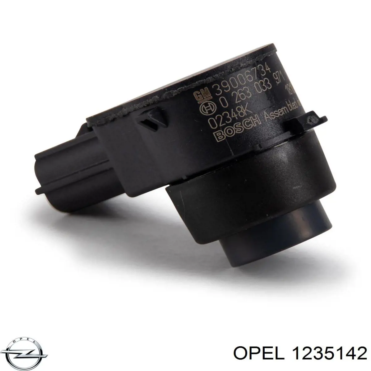 1235142 Opel sensor de aparcamiento trasero