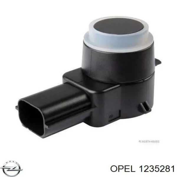 Sensor de aparcamiento trasero 1235281 Opel