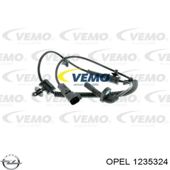 1235324 Opel sensor abs trasero