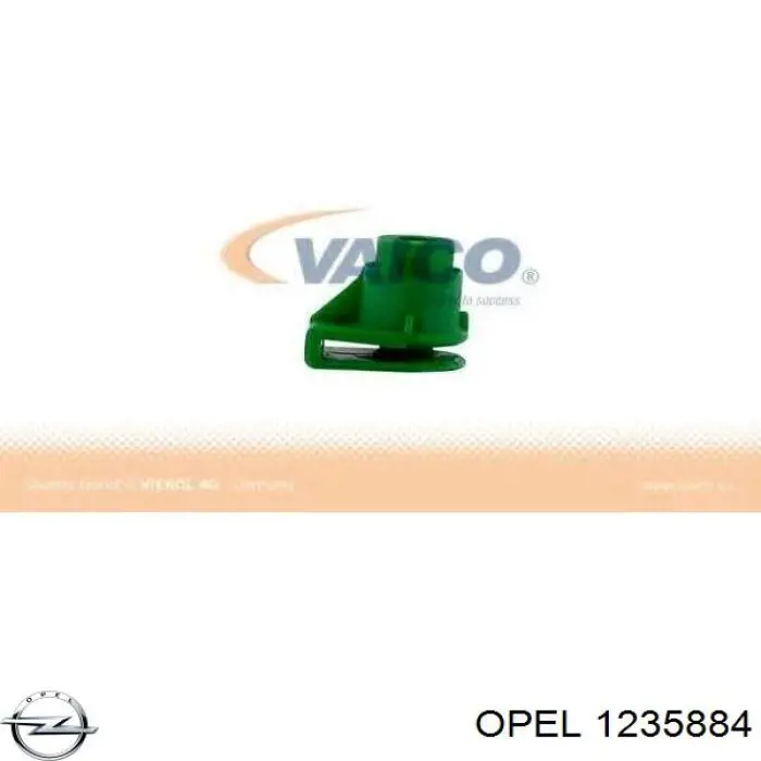 1235884 Opel Clips de montaje parachoques delantero
