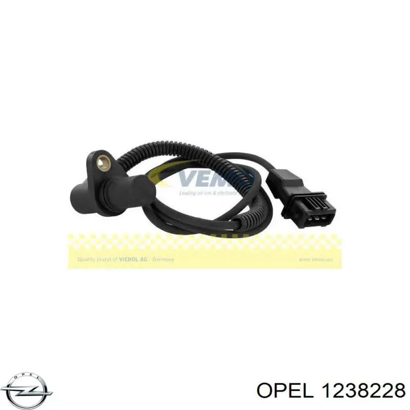 Sensor de cigüeñal 1238228 Opel