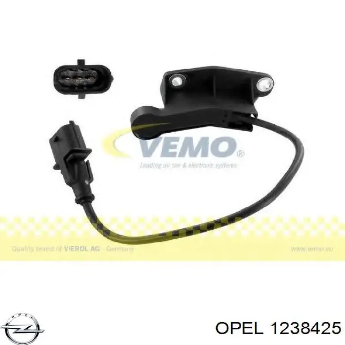 Sensor de árbol de levas 1238425 Opel