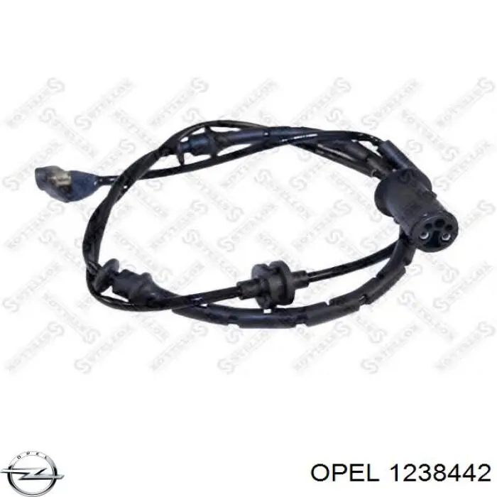 1238442 Opel contacto de aviso, desgaste de los frenos