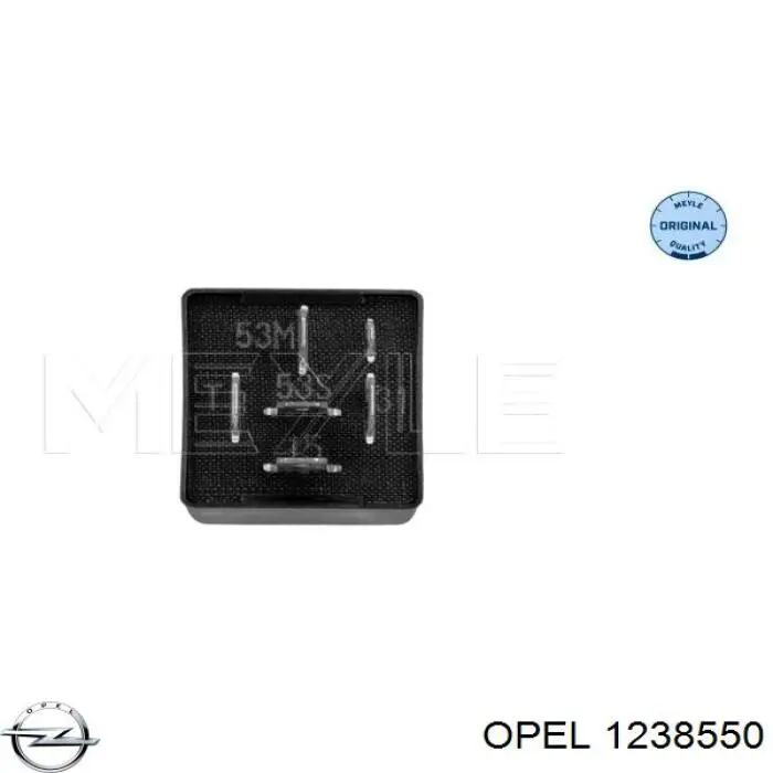 1238550 Opel relé de intermitencia del limpiaparabrisas