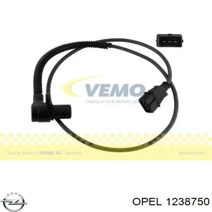 1238750 Opel sensor de cigüeñal