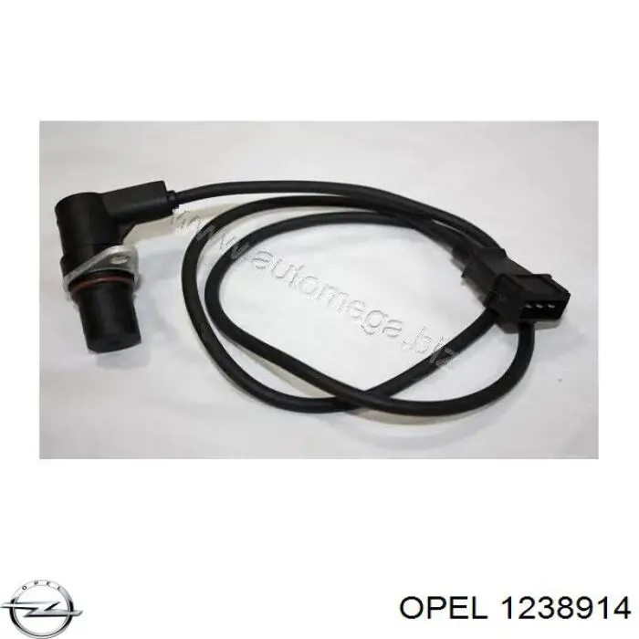 1238914 Opel sensor de posición del cigüeñal