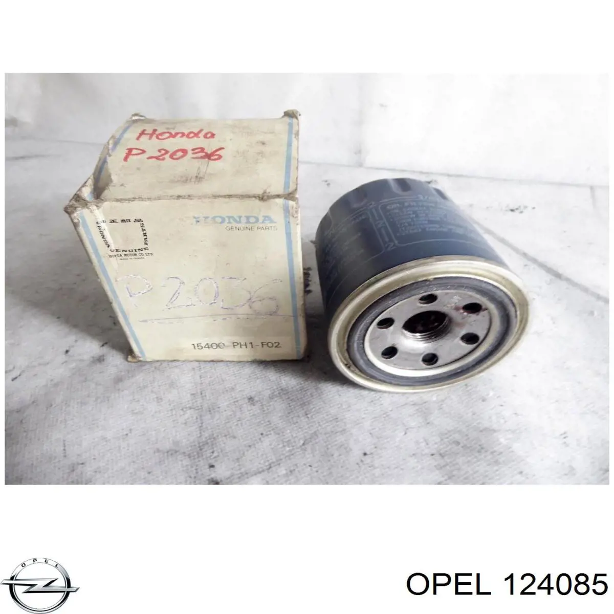 Puerta delantera izquierda 124085 Opel