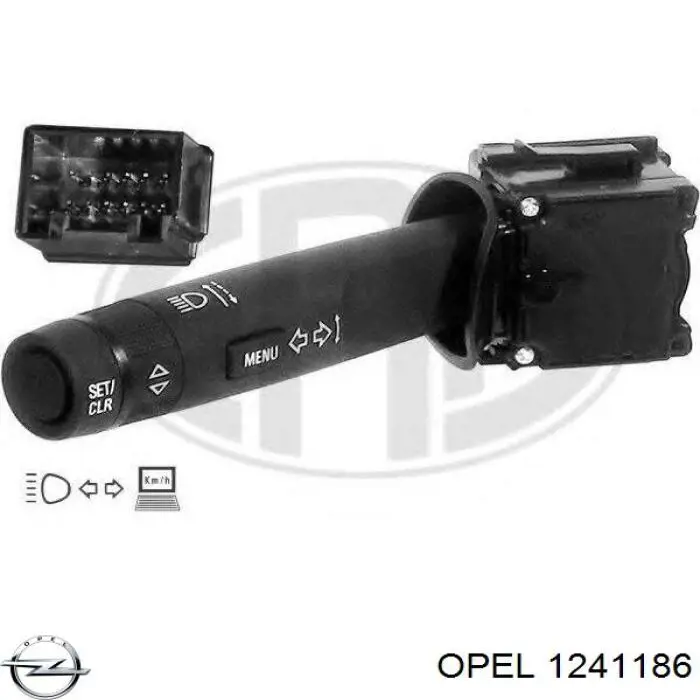 1241186 Opel Conmutador izquierdo de la columna de dirección