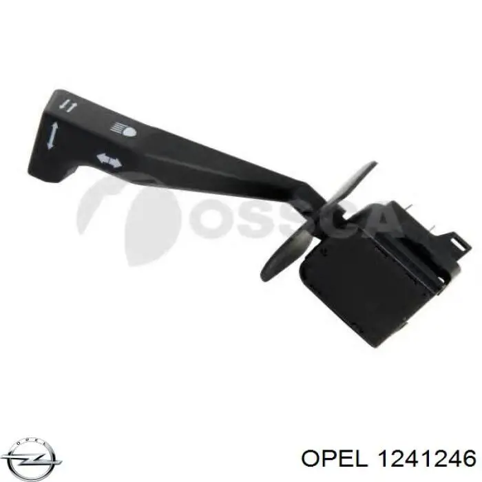 1241246 Opel conmutador en la columna de dirección izquierdo