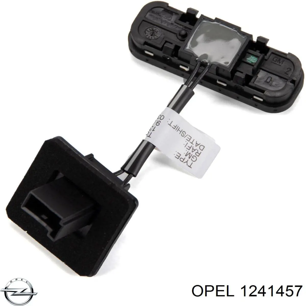 Comprar 1241457 Opel Botón de accionamiento del cierre de la tapa del maletero (puerta trasera 3/5)