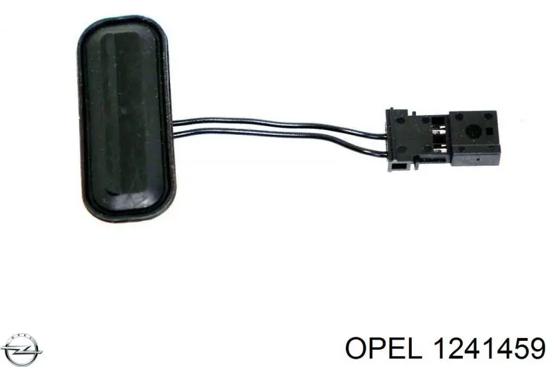 1241459 Opel Botón de accionamiento del cierre de la tapa del maletero (puerta trasera 3/5)