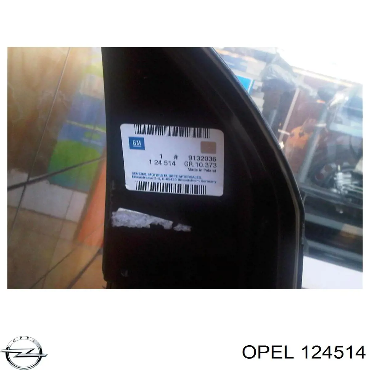 124514 Opel puerta trasera derecha