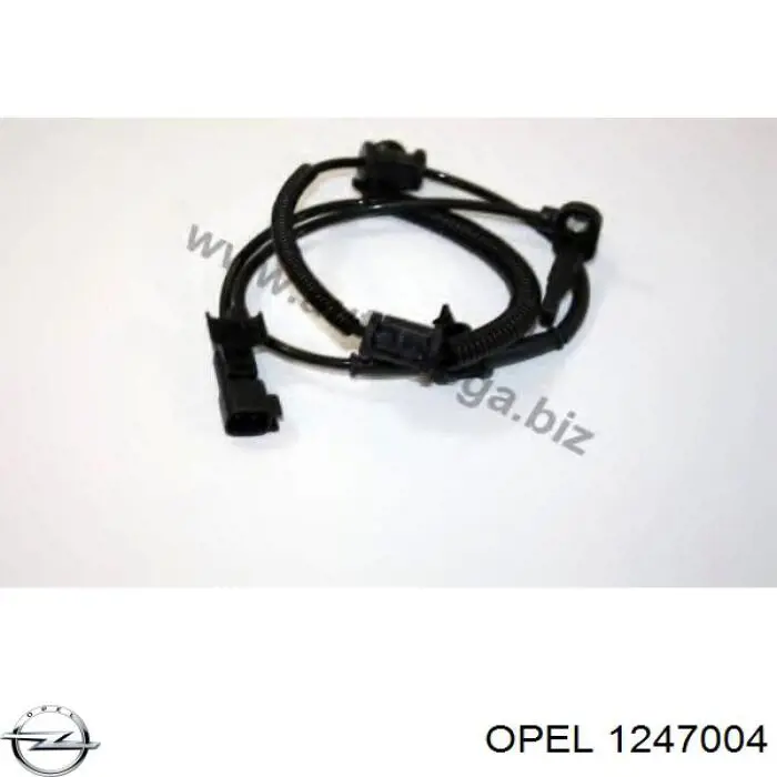 Comprar 1247004 Opel Sensor revoluciones de la rueda, delantero