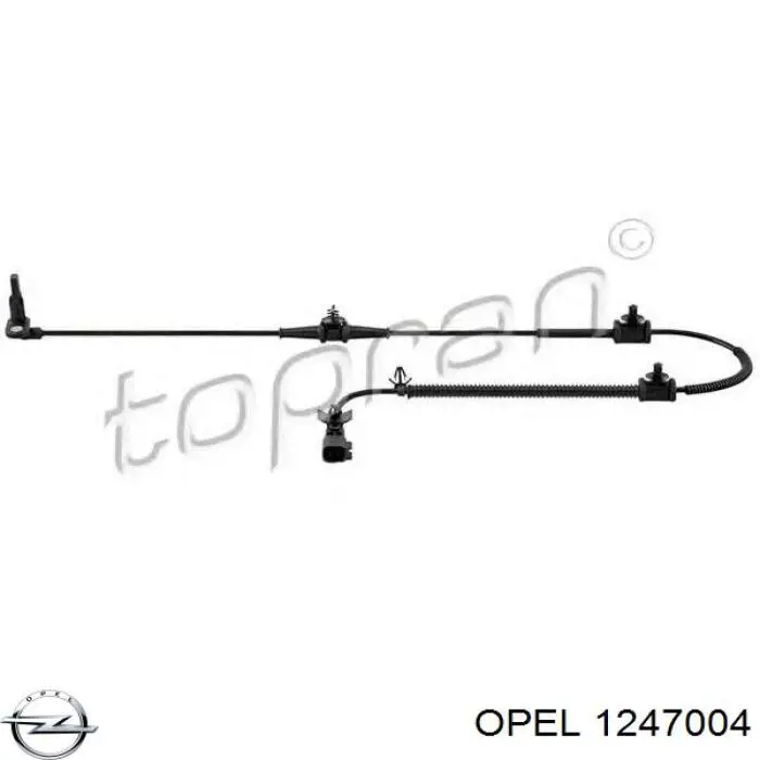 Sensor ABS de rueda delantera Opel 1247004 precio, desde 23,87 EUR