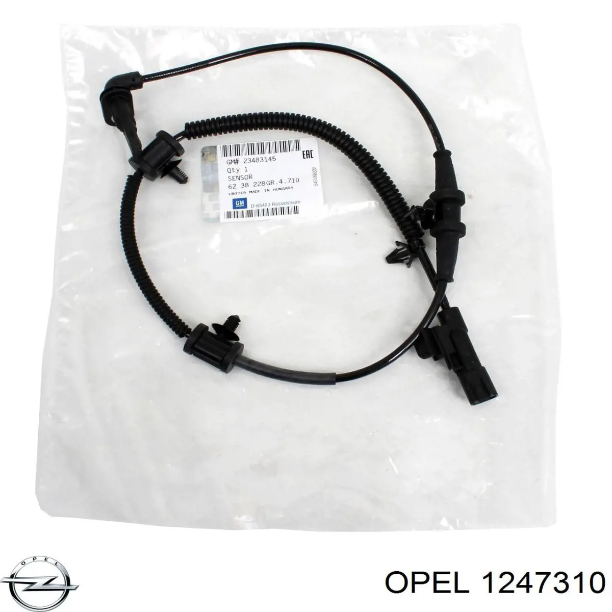 1247310 Opel sensor abs delantero