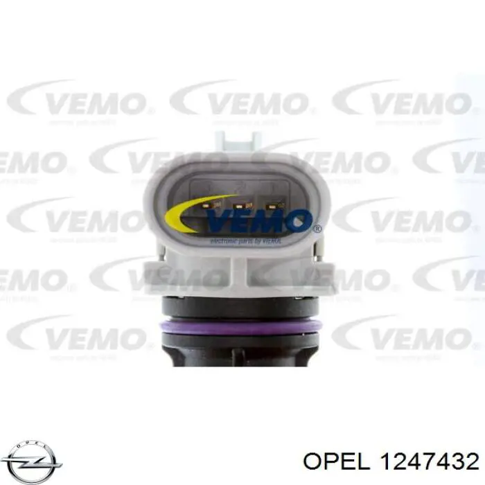 1247432 Opel sensor de arbol de levas