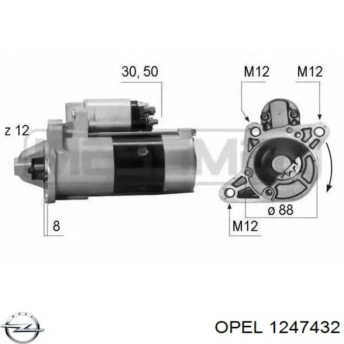 Sensor de posición del árbol de levas Fiat 500 312